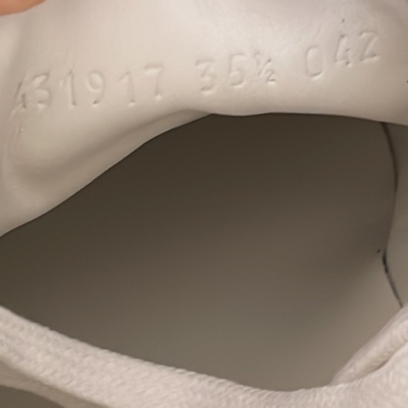 GUCCI‎ NEW soft Lam leather sneakers authentic 100% - Picture 9 of 15